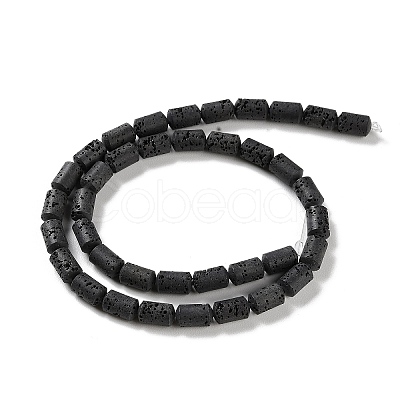 Synthetic Lava Rock Dyed Beads Strands G-H311-04-03-1