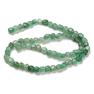 Natural Green Aventurine Bead Strands G-F465-62-1