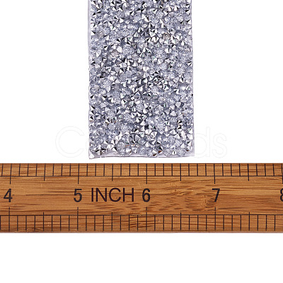 Glitter Resin Hotfix Rhinestone(Hot Melt Adhesive On The Back) OCOR-TA0002-01-40mm-1