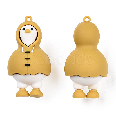 PVC Plastic Cartoon Pendants X-PVC-G003-02B-1