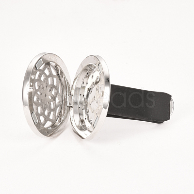 Alloy Car Diffuser Locket Clips AJEW-Q224-14-1