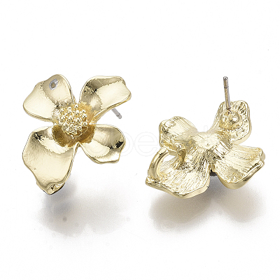 Alloy Stud Earring Findings PALLOY-N150-55-1