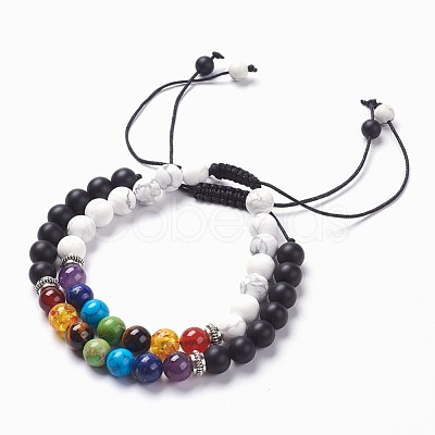 Chakra Jewelry BJEW-JB03704-1