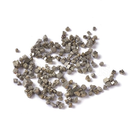 Natural Pyrite Chip Beads X-G-M364-19-1