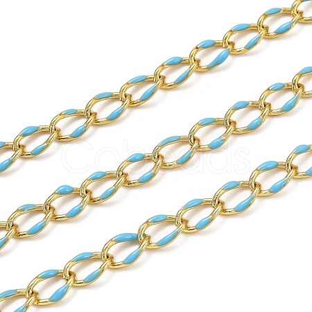 Brass Curb Chains CHC-L039-46J-G-1