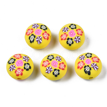 Handmade Polymer Clay Beads CLAY-N008-026G-1