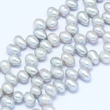 Natural Cultured Freshwater Pearl Beads Strands PEAR-G004-01A-1