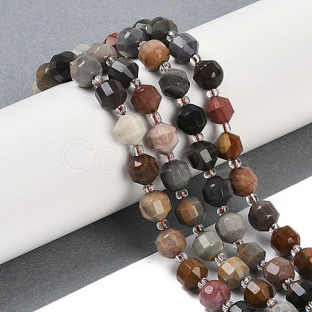 Natural Ocean Jasper Beads Strands G-O201B-129F-1