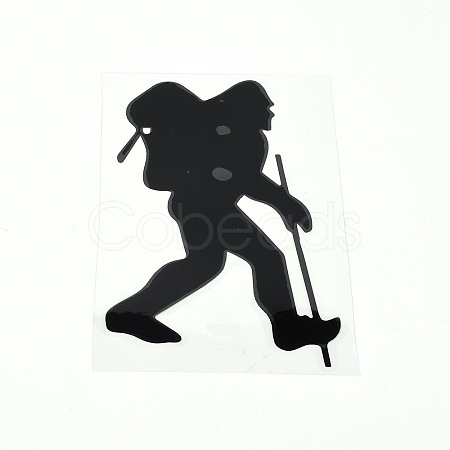 PET Sticker Car Decoration AJEW-WH0200-38B-1