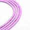 Handmade Polymer Clay Beads, Disc/Flat Round, Heishi Beads, Plum, 4x1mm, Hole: 1mm, about 380~400pcs/strand, 17.7 inch