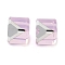 K9 Glass Imitation Austrian Crystal Beads, No Hole, Square, Pink, 8x8x8mm