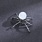 Natural Quartz Crystal Halloween Home Party Decorations, Spider, 40x47mm