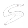 304 Stainless Steel Pendant Necklaces NJEW-I240-23-2