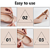 DELORIGIN 3 Pairs 3 Colors Elastic Imitation Leather Shoelace Bands FIND-DR0001-15B-3