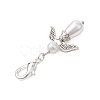 Angel Acrylic Imitation Pearl Pendant Decorations HJEW-JM02317-4