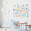 PVC Wall Stickers DIY-WH0228-651-3
