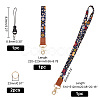 Adjustable Mobile Phone Lanyard AJEW-WH0324-40A-2