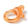 Transparent Plastic Lobster CLaw Clasps KY-H005-A03-3