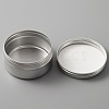 Aluminium Shallow Round Candle Tins AJEW-WH0312-59A-2