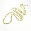 Handmade Rondelle Glass Beads Chains for Necklaces Bracelets Making AJEW-JB00038-01-2