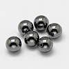 Non-magnetic Synthetic Hematite Beads X-G-P162-02-5mm-1