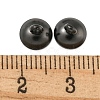 304 Stainless Steel Bead Cap Pendant Bails STAS-G224-24B-09-3