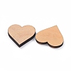 Unfinished Blank Wood Cabochons WOOD-WH0098-85-1
