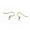 Brass Earrings Hook Findings KK-L184-23C-2