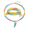 Stretch Bracelets and Pendant Necklace Jewelry Sets SJEW-SZ0001-003-1