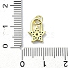 Brass Micro Pave Claer Cubic Zirconia Charms KK-H475-50G-10-3