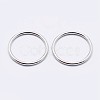 925 Sterling Silver Round Rings X-STER-F036-03P-1x9-2