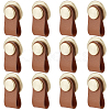 Oval Leather Drawer Handles AJEW-WH0251-72-1