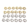 Brass Stud Earrings EJEW-R162-04-1