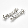Platinum Iron Hair Barrette Findings X-IFIN-S289-59mm-2