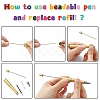 Plastic Beadable Pens AJEW-L082-A01-3
