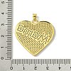 Mother's Day Real 18K Gold Plated Brass Micro Pave Cubic Zirconia Pendant KK-H472-05G-01-3