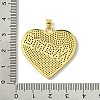 Mother's Day Real 18K Gold Plated Brass Micro Pave Cubic Zirconia Pendant KK-H472-05G-01-3