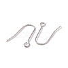 Tarnish Resistant 316 Stainless Steel Earring Hooks STAS-C059-10P-2