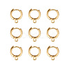 Eco-Friendly Brass Earring Hoops Findings KK-TA0007-40-2