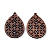 Walnut Wood Laser Cut Pendants X-WOOD-Q051-04J-1