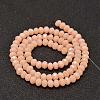 Faceted Rondelle Glass Beads Strands GLAA-I033-6mm-32-2