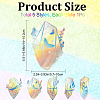 5Pcs Colorful Suncatcher Rainbow Prism Electrostatic Glass Stickers DIY-WH0409-69C-2