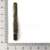 Rack Plating Brass Alligator Hair Clip Findings KK-H453-02-4