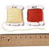 24 Cards 24 Colors 6-Ply Polyester Embroidery Floss OCOR-K006-C04-3