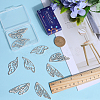 SUNNYCLUE 12Pcs 2 Style 201 Stainless Steel Pendants STAS-SC0006-46-3