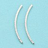 925 Sterling Silver Tube Beads STER-Q191-01B-S-2