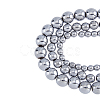 SUPERFINDINGS 3 Sizes Electroplated Non-magnetic Synthetic Hematite Beads G-FH0001-97-1