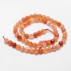 Natural Red Agate Beads Strands X-G-D840-34-8mm-2