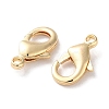 Rack Plating Brass Lobster Claw Clasps KK-F090-27LG-02-2