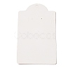 Rectangle Paper One Pair Earring Display Cards with Hanging Hole CDIS-C005-02-2